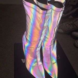 MultiColor Booties & Snakeskin booties